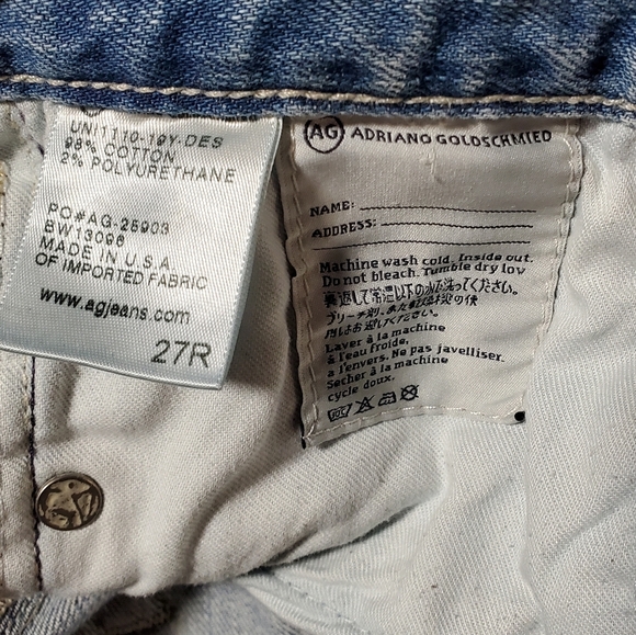 AG The Stilt Cigarette Leg 27 R - Picture 14 of 15